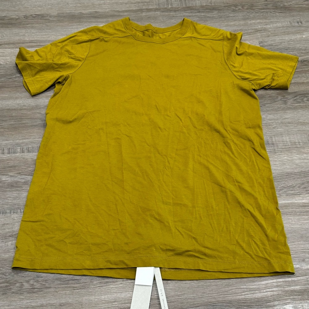 Rick Owens Short Sleeve T Shirt Sulphate Green